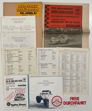 AUTO GROSS SCHLÜCHTERN 1980 AUSTRIA COPPA EUROPA DOCUMENTI GARA AUTOMOBILISTICA