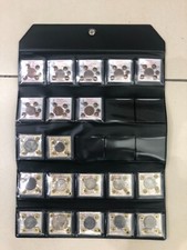 NOVITA' !! PORTAMONETE A ROTOLO 25 TASCHINE TRASPARENTI X OBLO' o PERIZIA