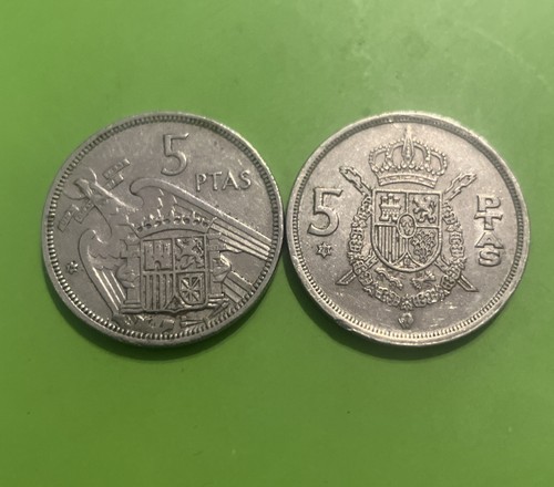 Spagna monete da - da, 5