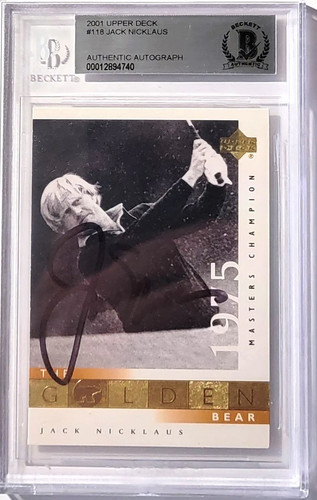 Jack nicklaus signed - jack, pga