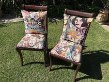 Coppia Di Sedie Pop Art Con