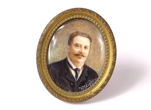 Miniatura dipinti ovale - miniatura,
