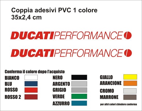 Kit adesivi ducati - adesivi, performance