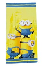 Telo Mare Minions Cattivissimo Me Spugna Cotone Asciugamano piscina Bimbo Bimba
