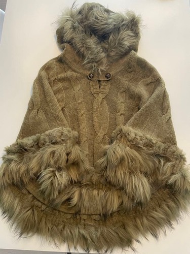 Poncho leilian lana - poncho, di