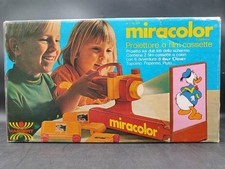 MIRACOLOR HARBERT PROIETTORE A FILM CASSETTE VINTAGE TOY Walt Disney
