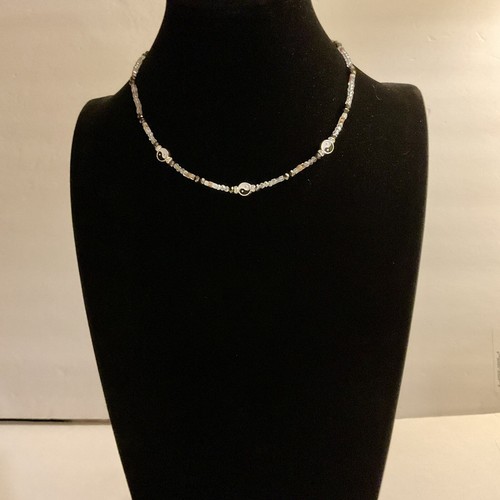 Yin yang necklace - yin,