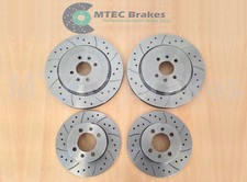 MG Tf 160 304mm Anteriore Posteriore Dischi Freno Forati Baffati