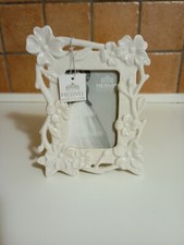 Cornice porta Foto Hervit Fiori Bianco Porcellana 