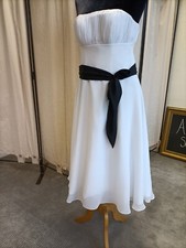 Abito damigella bianco