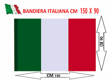BANDIERA ITALIA 4 MISURE NAZIONALE ITALIANA TRICOLORE CON ASOLA PER ASTA