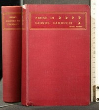 PROSE. Giosue Carducci