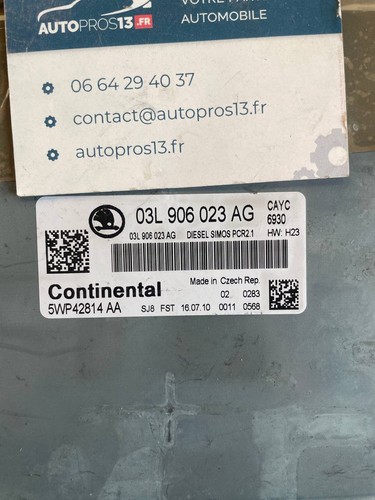 Calculateur moteur skoda - moteur,