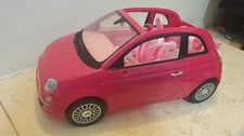 Barbie fiat 500 cabrio - 500, rosa