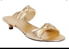 LE MONDE BERYL sandalo con tacco a gattino nodo taglia 39 $570