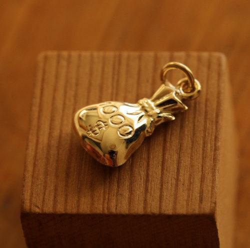 Ciondolo charm vintage sacco - ciondolo,