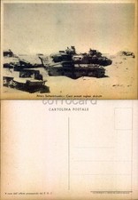 PROPAGANDA WW2-FRONTE AFRICANO-CARRI ARMATI INGLESI DISTRUTTI-C92-133