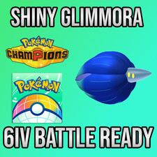 6iv shiny glimmora battle - shiny,