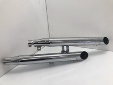 TERMINALE SCARICO LEOVINCE SILVER TAIL  CUSTOM YAMAHA VIRAGO 535 1988-2003 / GMR