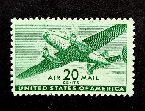 Francobollo posta aerea usa - posta,