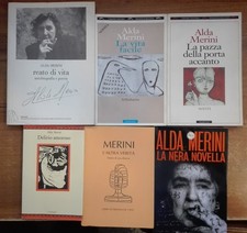 Lotto 6 libri ALDA MERINI Reato di vita Delirio amoroso Altra verita Vita felice