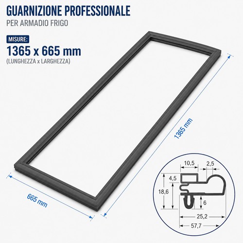 Guarnizione magnetica - magnetica, ad