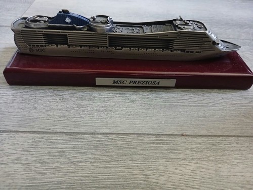 Msc preziosa cruise ship metal - cruise,
