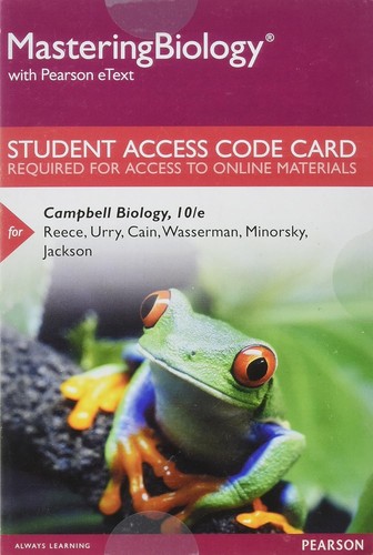 Masteringbiology pearson etext - masteringbiology,