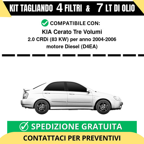 Tagliando per kia cerato - tagliando,
