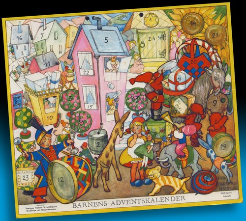 Antico calendario dell - antico, dell'avvento