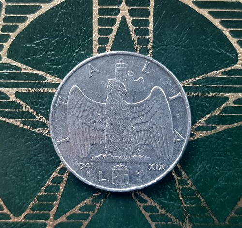 1 lira 1941 xix - ,
