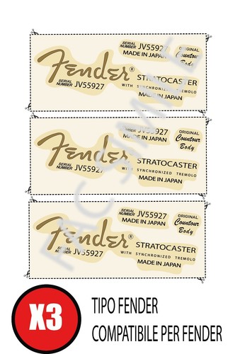 Decal tipo fender - 3,