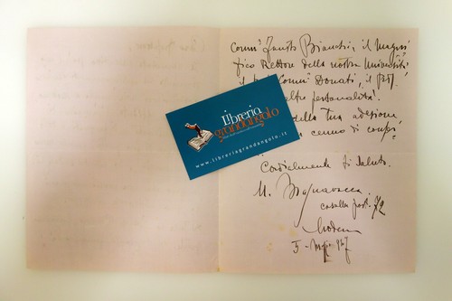 Autografo ubaldo magnavacca - autografo,