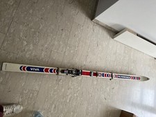 sci vintage rossignol con bacchette