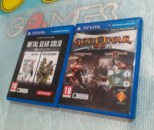 Lotto God Of War CollectioN + Metal Gear Solid HD Collection PS Vita Completi IT