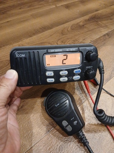 Radio marina vhf icom - vhf, ic-m45