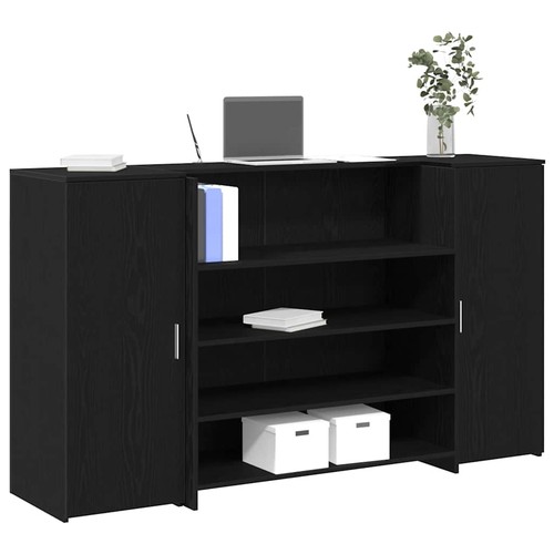 Scrivania per reception rovere - per,