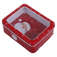  Scatole Natalizie Per Biscotti Barattolo in Metallo Contenitore Di Latta Il Tè