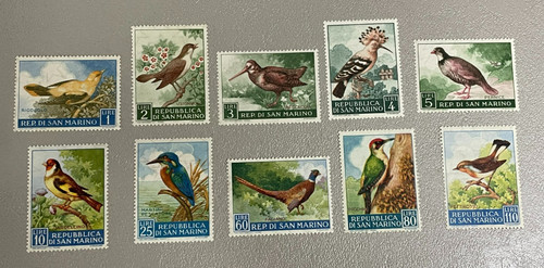 San marino 1960 francobolli - marino,