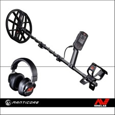 METAL DETECTOR MANTICORE MINELAB MULTIFREQUENZA CUFFIE WIRELESS PIASTRA 11"