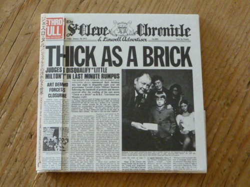 Jethro tull thick - "thick, as