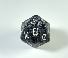 Dado 20 Nero Beatdown Magic the Gathering — Black D20 Dice Die MtG