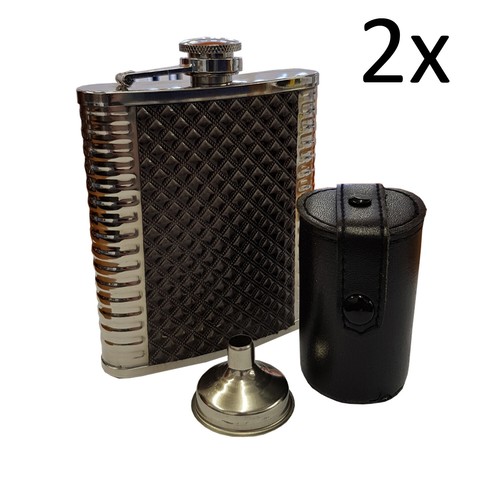 Set fiaschette whisky - 2x,