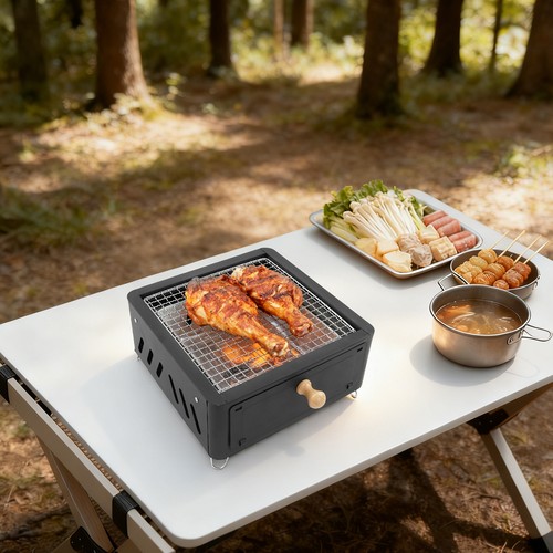 Barbecue carbone tavolo - a,