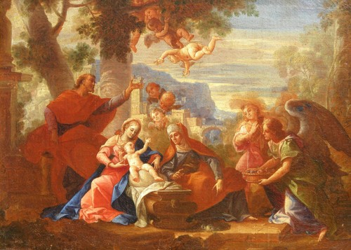 Cerchia nicolas poussin - di,