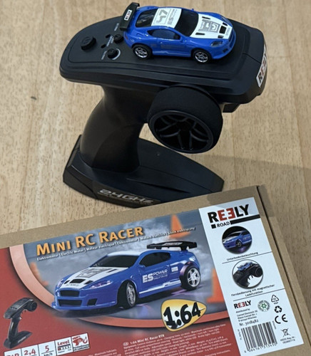 Reely mini racer - racer, blu-bianco
