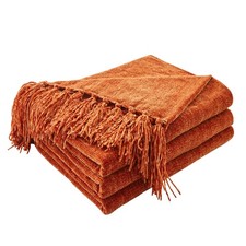 Chenille Throw Blanket for