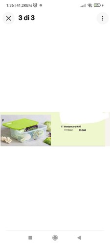 Tupperware ventsmart 9litri - tupperware, 9.9litri