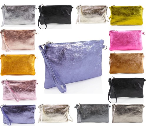 Pochette donna in pelle - ,