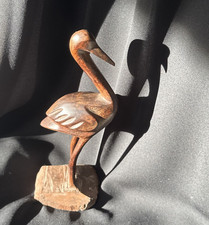 African Carved Wooden bird